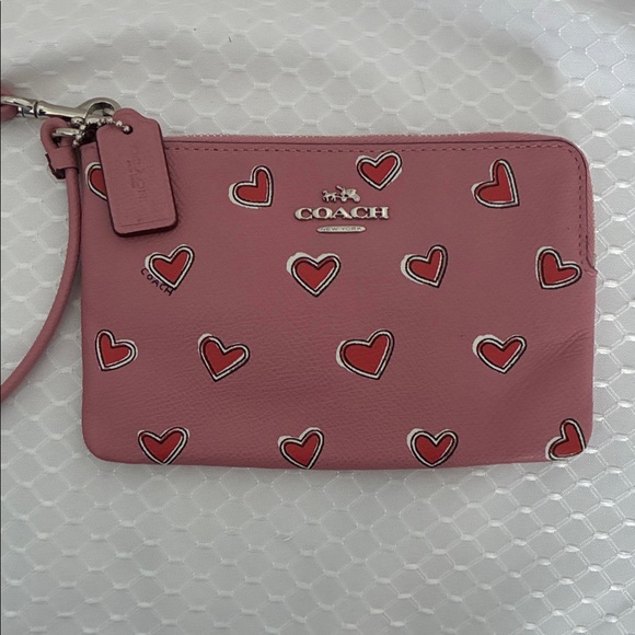 Coach Corner Zip Wallet/Wristlet - Picture 1 of 5